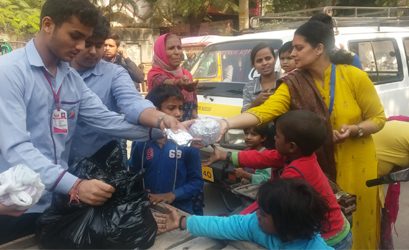 SNPS, Nirankari Colony organized Donation Drive